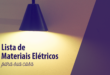 lista de materiais elétricos